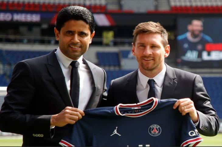 ميسي والخليفي - باريس سان جيرمان